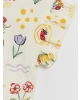 LCW baby Yeşil Fırfırlı Baskılı Kız Bebek 2li Tulum