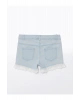 LCW Beli Lastikli Basic Kız Bebek Jean Şort