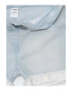 LCW Beli Lastikli Basic Kız Bebek Jean Şort