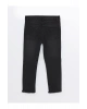 LCW Kids Beli Lastikli Basic Kız Çocuk Jean Pantolon (W4)