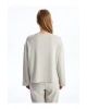 LCW Bisiklet Yaka Düz Oversize Kadın Sweatshirt