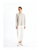 LCW Bisiklet Yaka Düz Oversize Kadın Sweatshirt Tunik