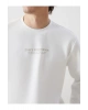 LCW Bisiklet Yaka Uzun Kollu Baskılı Erkek Kalın Sweatshirt