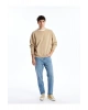 Lcw Bisiklet Yaka Uzun Kollu Baskılı Erkek Sweatshirt