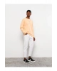 LCW Casual Mercan Bisiklet Yaka Uzun Kollu Baskılı Erkek Sweatshirt