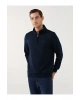 LCW Dik Yaka Uzun Kollu Baskılı Erkek Sweatshirt