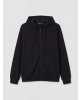 LCW EVERYDAY Siyah Soft Touch Oversize Kadın Fermuarlı Sweatshirt