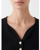 LCW EVERYDAY Siyah V Yaka Regular Fit Kadın Triko Hırka