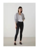 LCW Jeans Gri Mercury Skinny Fit Kadın Jean Pantolon
