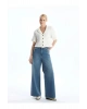 LCW Jeans Indigo Baggy Fit Kadın Jean Pantolon