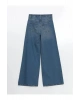 LCW Jeans Indigo Baggy Fit Kadın Jean Pantolon