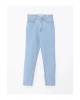 LCW Jeans İndigo Yüksek Bel Slim Fit Kadın Jean Pantolon