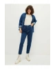 LCW Jeans İndigo Yüksel Bel Mom Fit Cep Detaylı Kadın Rodeo Jean Pantolon