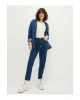 LCW Jeans İndigo Yüksel Bel Mom Fit Cep Detaylı Kadın Rodeo Jean Pantolon