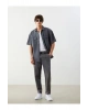 LCW Jeans Rahat Kalıp Kısa Kollu Erkek Jean Gömlek