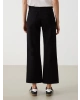 LCW Jeans Siyah Wideleg Kadın Jean Pantolon