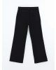 LCW Jeans Siyah Wideleg Kadın Jean Pantolon