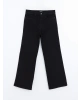 LCW Jeans Siyah Wideleg Kadın Jean Pantolon