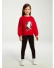 LCW Kids Antrasit Beli Lastikli Kız Çocuk Basic Tayt