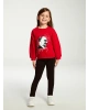 LCW Kids Antrasit Beli Lastikli Kız Çocuk Basic Tayt