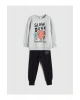 LCW Kids Baskılı Erkek Çocuk Sweatshirt ve Eşofman Alt 2li