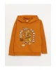 LCW Kids Baskılı Uzun Kollu Erkek Çocuk Hoodie ve Eşofman Altı
