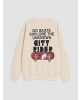 LCW Kids Bej Baskılı Erkek Çocuk Kalın Sweatshirt