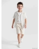 LCW Kids Bej Gabardin Erkek Çocuk Şort