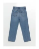 LCW Kids  Beli Ayarlanabilir Lastikli Kız Çocuk Jean Pantolon