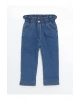 LCW Kids Beli Lastikli Basic Kız Bebek Jean Pantolon