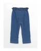 LCW Kids Beli Lastikli Basic Kız Bebek Jean Pantolon