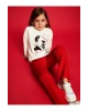 LCW Kids Beli Lastikli Basic Kız Çocuk Pantolon (W4)