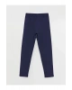 LCW Kids Beli Lastikli Basic Kız Çocuk Uzun Tayt