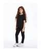 LCW Kids Beli Lastikli Basic Kız Çocuk Uzun Tayt