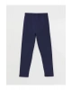 LCW Kids Beli Lastikli Basic Kız Çocuk Uzun Tayt