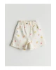 LCW Kids Beli Lastikli Gabardin Kız Çocuk Şort (S5)
