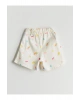 LCW Kids Beli Lastikli Gabardin Kız Çocuk Şort (S5)