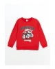 LCW Kids Bisiklet Yaka Baskılı Erkek Çocuk Sweatshirt