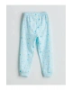 LCW Kids Bisiklet Yaka Baskılı Kız Çocuk Pijama Takımı