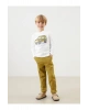 LCW Kids Bisiklet Yaka Erkek Çocuk Tişört ve Eşofman Alt 2li