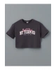 LCW Kids Bisiklet Yaka Kız Çocuk Crop Tişört 2li