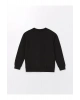 LCW Kids Bisiklet Yaka Nakışlı Uzun Kollu Kız Çocuk Sweatshirt