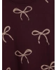 LCW Kids Bordo Baskılı Kız Çocuk Kalın Sweatshirt 2li