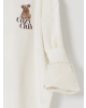 LCW Kids Ekru Baskılı Kız Çocuk Kalın Sweatshirt
