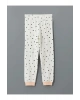 LCW Kids Ekru Bisiklet Yaka Kız Çocuk Pijama Takımı T T