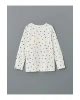 LCW Kids Ekru Bisiklet Yaka Kız Çocuk Pijama Takımı T T