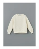 LCW Kids Ekru Bisiklet Yaka Kız Çocuk Sweatshirt ve Tayt