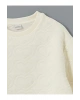 LCW Kids Ekru Bisiklet Yaka Kız Çocuk Sweatshirt ve Tayt