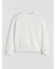 LCW Kids Ekru Yılbaşı Temalı Kız Çocuk Kalın Sweatshirt