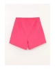 LCW Kids Fuşya Beli Lastikli Basic Kız Çocuk Şort